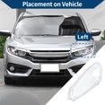 thumbnail image 3 of Cubierta de Lente de Faro Unique Bargains Cubierta de Lente Clara No.5K0941005C para VW Golf 2010-2013 Claro PC 1 Pc Frontal Izquierdo, 3 of 6