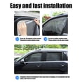 thumbnail image 3 of 2 uds., parasol para ventana lateral de coche, parasol magnético, cortina de malla con 10 imanes, 3 of 5