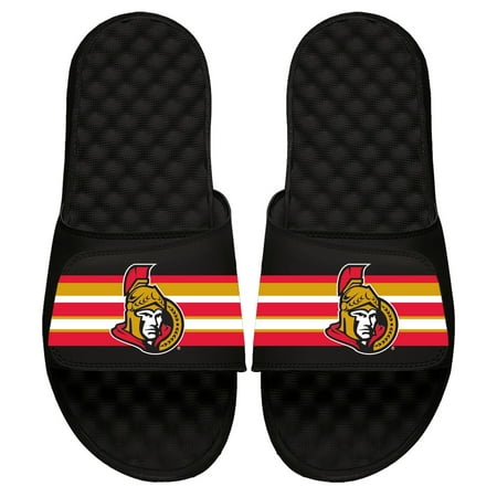 

Youth ISlide Black Ottawa Senators Stripe Logo Slide Sandals