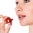 thumbnail image 3 of Pelota de fitness Jawline Exerciser, tónica facial, HUOGUO, 40 libras, roja, 3 of 3