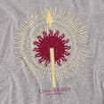 thumbnail image 2 of Game of Thrones Martell Burst Sigil Unisex Adult T-Shirt, Athletic Heather, X-Large, 2 of 6