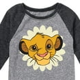 thumbnail image 3 of The Lion King - Simply Simba - Toddler & Youth Raglan Graphic T-Shirt, 3 of 5