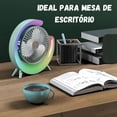 thumbnail image 3 of PAQUETE 2X1 VENTILADOR DE MESA CON LÁMPARA RGB PORTÁTIL POTENTE ESTRUCTURA 23 CM, 3 of 4