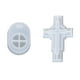 thumbnail image 3 of EeaseMX 1 juego de moldes de silicona para portavelas con forma de cruz para hacer velas., 3 of 7