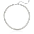 thumbnail image 1 of Collar Anne Klein Classics, cadena plateada de 17 cm L para mujer, 1 of 2