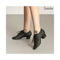 thumbnail image 3 of SANSHA FRIVOLE BR161952L Women's Lace-Up Leather Ballroom & Jazz Dance Shoes, 3 of 5