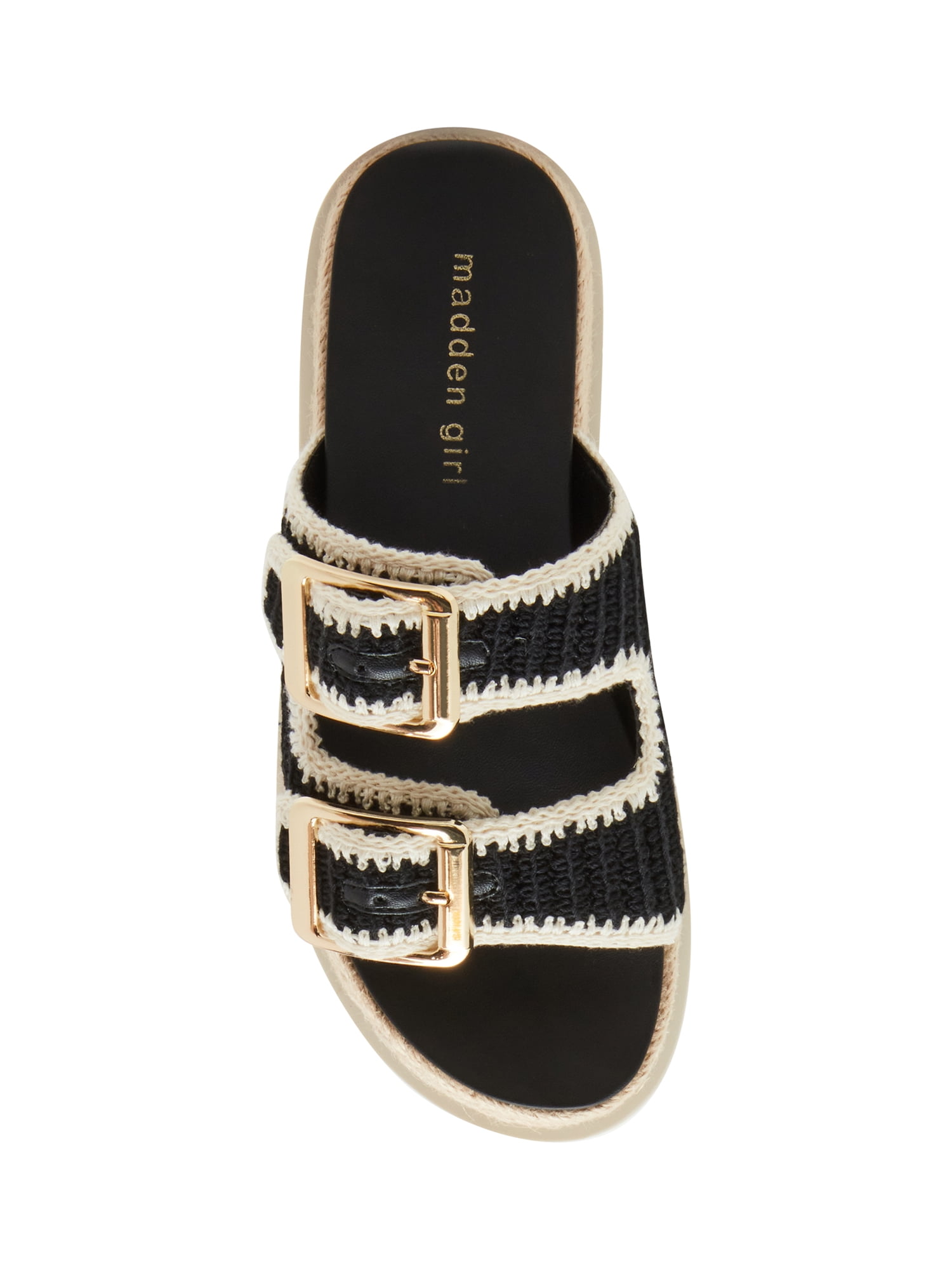 Madden Girl Women's Crochet Mythical-C Platform Footbed