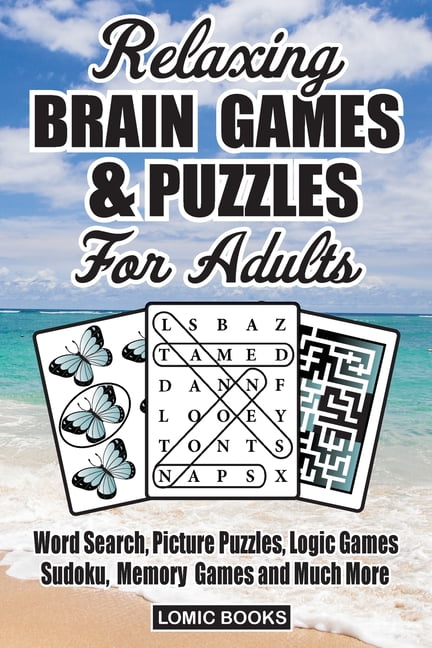 relaxing brain games puzzles for adults word search picture puzzles