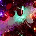 thumbnail image 6 of Nearly Natural 4ft. Pre-Lit Pop up Red & White Tinsel Christmas Tree with 50 Multicolored LED Lights, 6 of 10