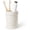 White-1, variant on Toothbrush Holder, Tooth Brush Holder for Bathroom - Ceramic Toothbrush Cup Toothbrush Holders Countertop, Makeup Brush Holder Pen Holder, 3.54" x 3.54" x 4.33", Green, General