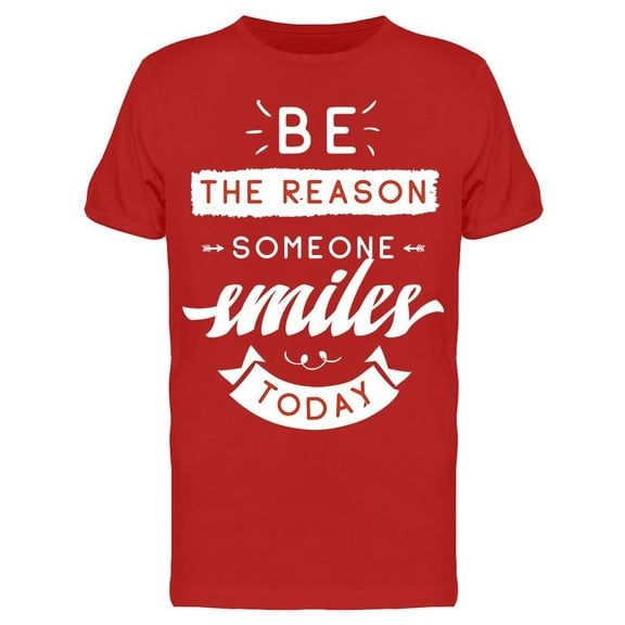 Be Reason For A Smile Cool T-Shirt Men -Image by Shutterstock, Male Medium
