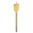 thumbnail image 1 of Uxcell Spade Drill Bit 1" Paddle Flat Bits for Woodworking Fiberglass Gold Tone, 1 of 7