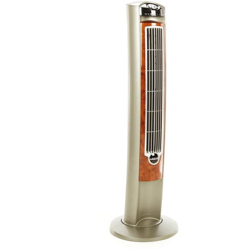 Lasko 42" Wind Curve Tower Fan with Fresh Air Ionizer in Woodgrain Accents by Lasko Products, Inc.