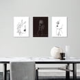 thumbnail image 6 of Minimalist Woman Line Art Women Flower Painting Line Drawing Canvas Wall Art Woman Line Art Poster Abstract Female Paintings for Bedroom Bathroom Living Room Home Decor, 6 of 6