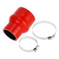 thumbnail image 1 of Ofertas Únicas 1 Juego 51mm/2.01"-70mm/2.76" 102mm/4.02" Longitud Manguera de Silicona Roja para Automóvil con Abrazaderas Manguera de Joroba Manguera de Refrigerante Universal, 1 of 7