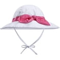 thumbnail image 2 of Baby Sun Hat Baby Girl Hats with Bows UPF 50+ Toddler Bucket Hat Infant with Wide Brim Baby Beach Hat, 2 of 8