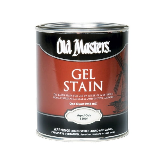 qt Old Masters 81904 Aged Oak Gel Stain Oil-Based Stain