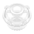 thumbnail image 3 of Clear Plastic Cups with Lids and Spoons Featuring 4.5 Inch Round Design, Disposable Cake Containers with Lids for Bakery Party and Dessert Display, Mini Dessert Cups with Spoons, 3 of 4