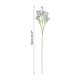 thumbnail image 2 of Uxcell 12Pcs Flores Artificiales Falsas a Granel, Ramo de Flores Artificiales de PU con Tallos, Azul Claro, 2 of 6
