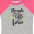 thumbnail image 4 of Inktastic Though She Be but Little She is Fierce Shakespeare Girls Baby Bodysuit, 4 of 5