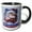 Black/White, variant on 3drose, Congratulations Patriotic Eagle, 11oz Magic Transforming Mug