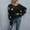 Black, variant on AOOCHASLIY Clothes Sweaters Ladies Solid V- Neck Loose Knit Sweater Casual Fashion Tops