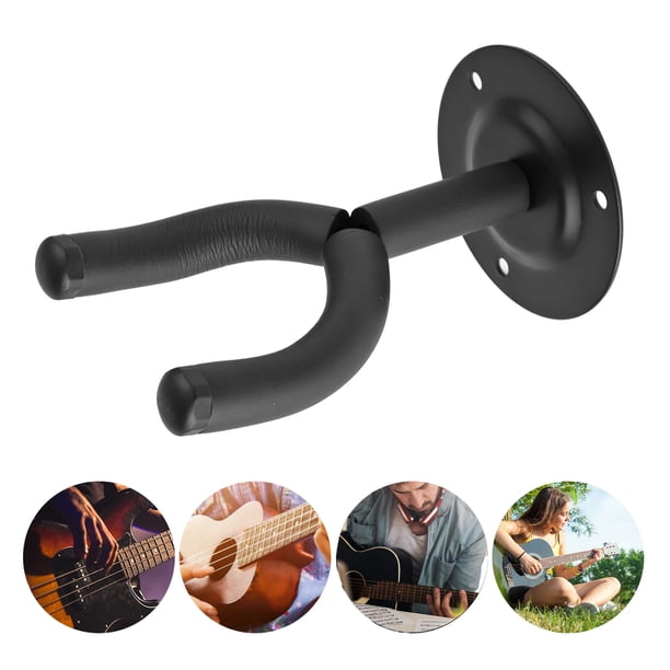 Colgador De Gancho Para Guitarra Eléctrica, Soporte De Gancho Para Guitarra, Fijación Firme Y Estable, Montado En La Pared De Metal Con 4 Púas Para La Escuela