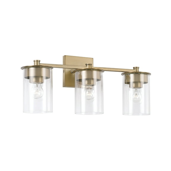 Capital Lighting 146831-532 Mason 3 Light 21" Wide Bathroom Vanity Light - Brass