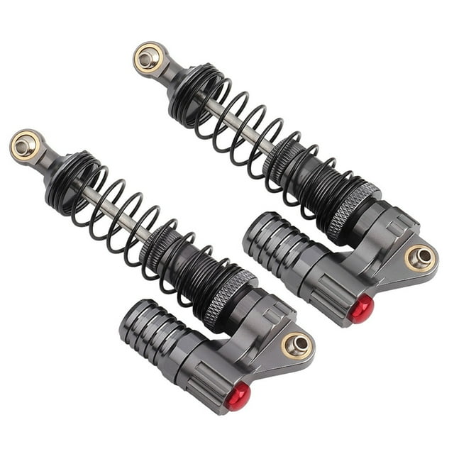 Amortiguador de Metal de 2 uds para SCX10 Axial D90 TRX-4 escala 1/10 coche trepador de control remoto