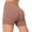 Coffee, variant on Lenpel Women's Biker Shorts Seamless Scrunch Butt Lifting High Waisted Booty Yoga Gym Shorts Workout Running Shorts with Pockets