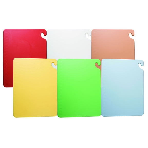 San Jamar Cutting Board Set,18x24 in,Assorted CB1824KCGR