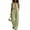 Green Jumpsuits for Women, variant on Womens Stand Collar Sleeveless Single Breasted Wide Leg Jumpsuit with Side Patch Pockets for Vacation Green S