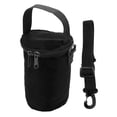 thumbnail image 2 of Bolsas con asas para lámparas de gas de camping, gran capacidad, doble cremallera, multifuncionales, para utensilios de cocina, funda para cilindro de gas para exteriores, color negro, 2 of 14