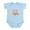 Sky Blue, variant on CafePress - Little Miss Jelly Bean Infant Bodysuit - Baby Light Bodysuit, Size Newborn - 24 Months