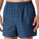 thumbnail image 2 of SCHIESSER Calzoncillos bóxer tejidos para hombre, pack de 2 - tela tejida, pantalón, algodón Azul oscuro/gasolina XL (X-Large), 2 of 4
