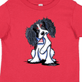thumbnail image 4 of Inktastic Tri Color King Charles Spaniel Boys or Girls Toddler T-Shirt, 4 of 5