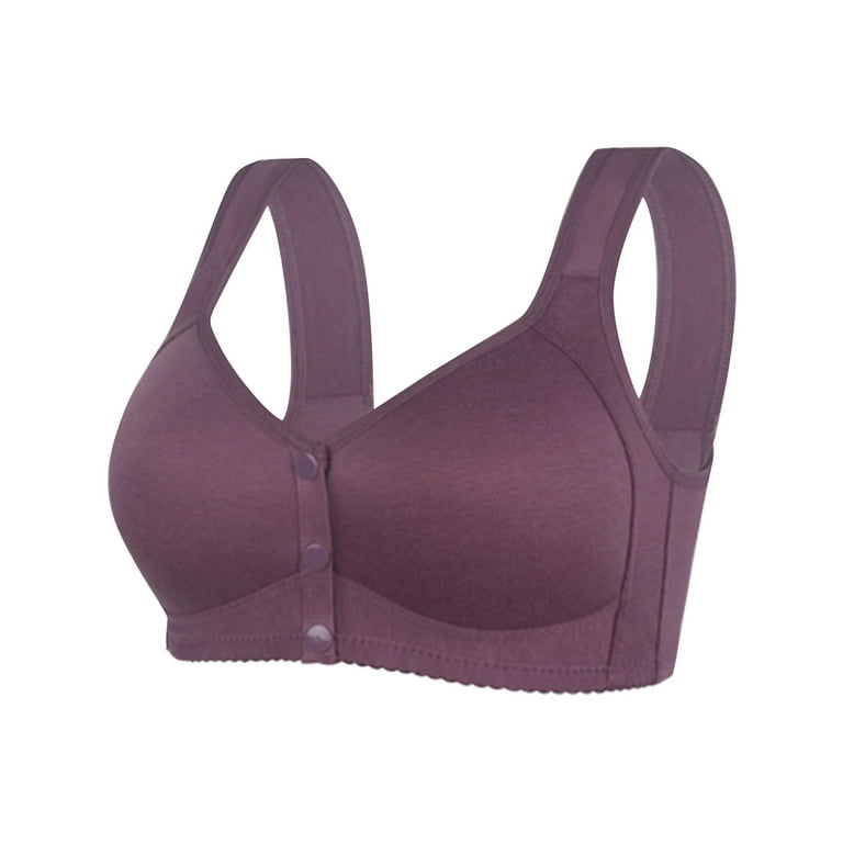 Aayomet Bras for Large Breasts No Steel Ring Plus Size Thin