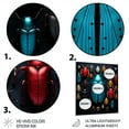 thumbnail image 3 of Designart "Tiny Wonders Insects Bugs wall decor IV" Animals Metal Wall Art, 3 of 5