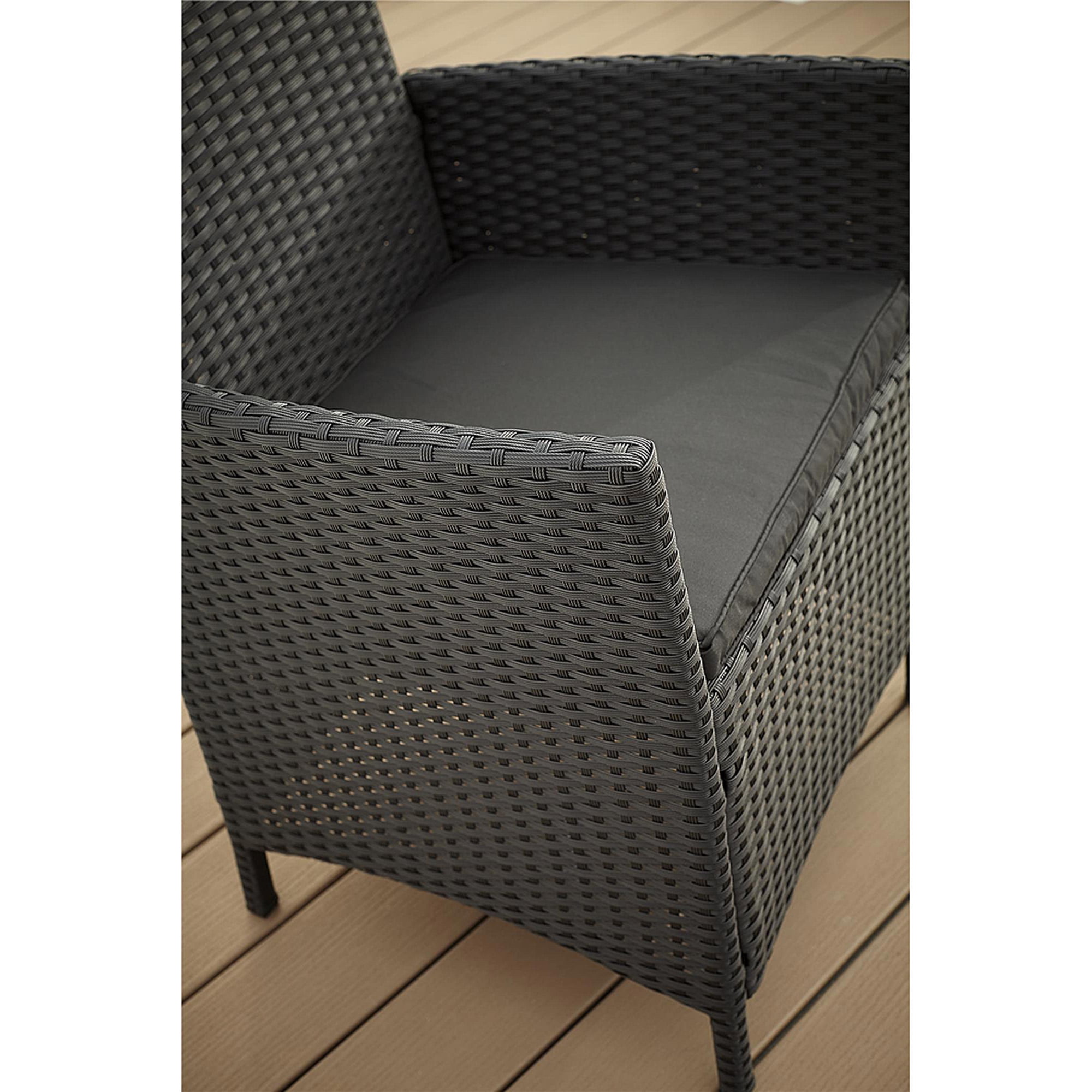 Cosco Outdoor Jamaica 2 Piece Dining Chair Set Black Com