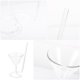 thumbnail image 3 of EeaseMX Copa de cóctel en espiral creativa, copa de vino de cola larga, copa de vino con pajita, copas para brindar, copa de vino (transparente), 3 of 7