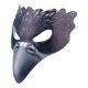 thumbnail image 3 of Máscara de media cara Máscara de pájaro Máscara de cuervo Máscara de Halloween Máscara de mascarada Suministros para fiestas, 3 of 3