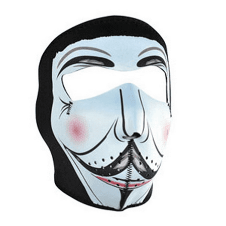 Zan Headgear Full Face Neoprene Mask Vendetta White
