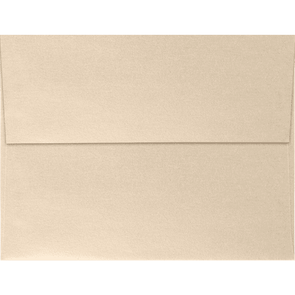 LUXPaper A4 Invitation Envelopes, 4 1/4 x 6 1/4, 80 lb. Taupe Metallic, 250 Pack