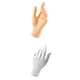 thumbnail image 1 of White&Skin Mujer IZQUIERDA Manos de Maniquí para Joyería Guantes Display Stand Rack, 1 of 5