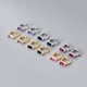thumbnail image 5 of Pendientes geométricos compactos de moda con personalidad y hebilla de oreja de diamante de temperamento simple femenino de plata S925, 5 of 5