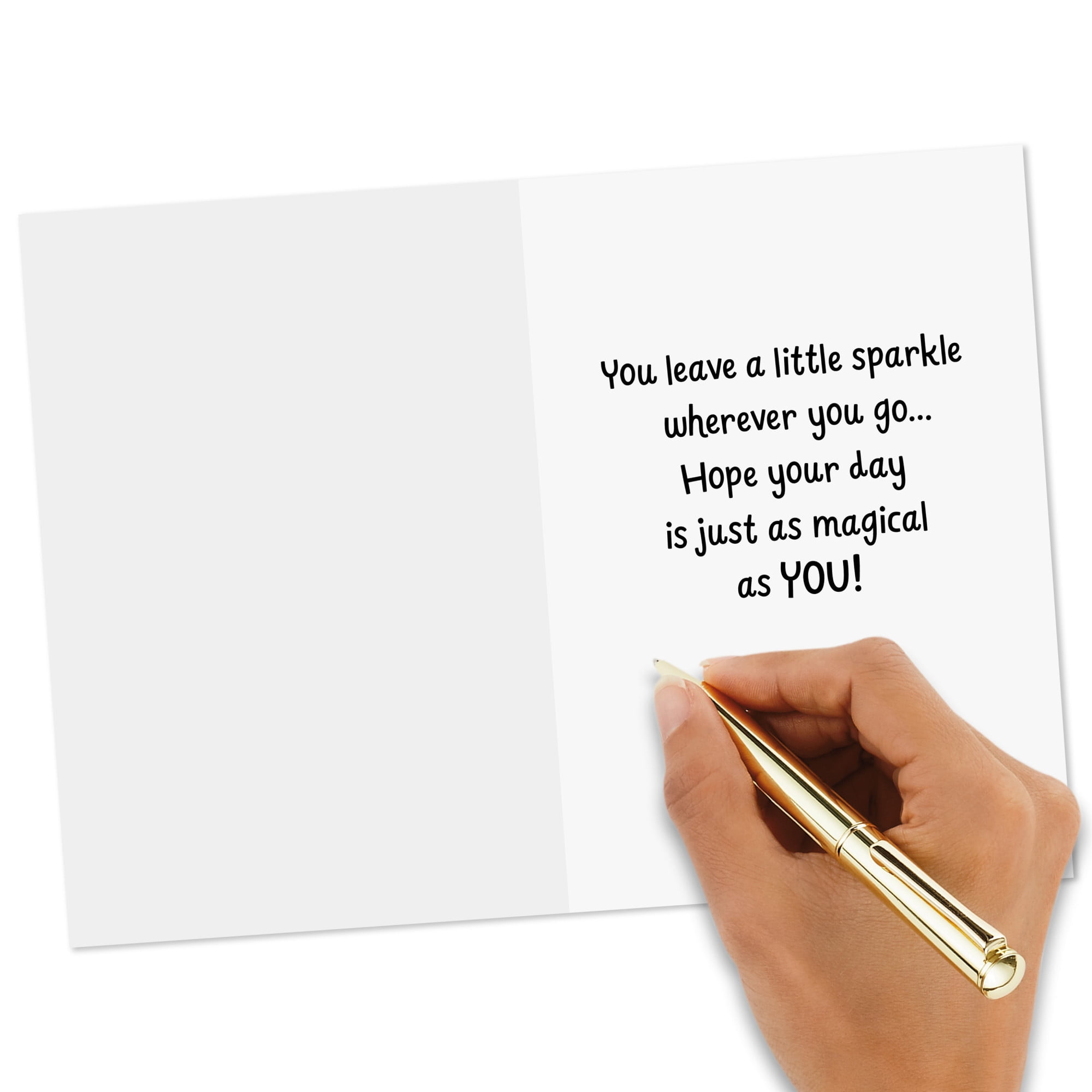 Hallmark Disney Birthday Card for Girl (Tinker Bell Sparkle and Magic)