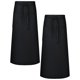 thumbnail image 1 of 2 Packs Long Bistro Server Aprons with one Pockets Black Waterproof Full Length Waist Waiter Aprons with Extra Long Waist Ties for Bistro Servers Waitress Chef Front House Staff, 1 of 5