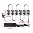 thumbnail image 3 of Riwesomey Tira de luces para chasis automotriz de PC, 6 piezas, 6 LED, 12-15V, RGB, Flexible, para Interior de motocicleta, rejilla Exterior, lámpara para Bombillas para automóviles Riwesomey VI015309-00B, 3 of 6