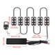 thumbnail image 5 of Speravity 6 piezas de luz de tira de plástico para chasis de automóvil 6 LED de Control remoto 600lm 12-15V RGB lámpara de rejilla Interior Bombillas para automóviles, 5 of 6