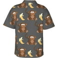 thumbnail image 2 of Piano Keys with Musical Notes Mens Hawaiian Shirt Short Sleeve Casual Button Up Tropical Summer Beach Shirt, 2 of 9